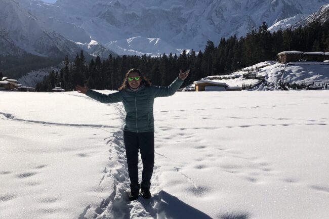 In front of Nanga Parbat, 'The Killer Mountain'. Pakistan, December '19.